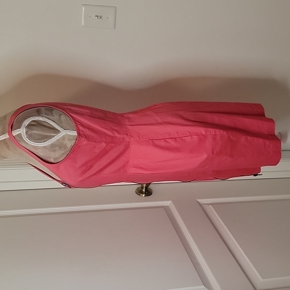 BB Dakota, Hot Pink Size 4, Barbiecore Fitted Dress, Full Zip Front Closure, EUC - Picture 4 of 11